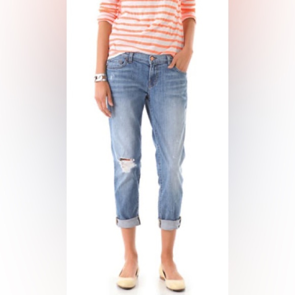 J Brand Aoki Boyfriend Jeans in “Tulum”